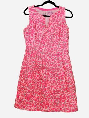 Lilly Pulitzer Percy Fiesta Pink Dress Size 10